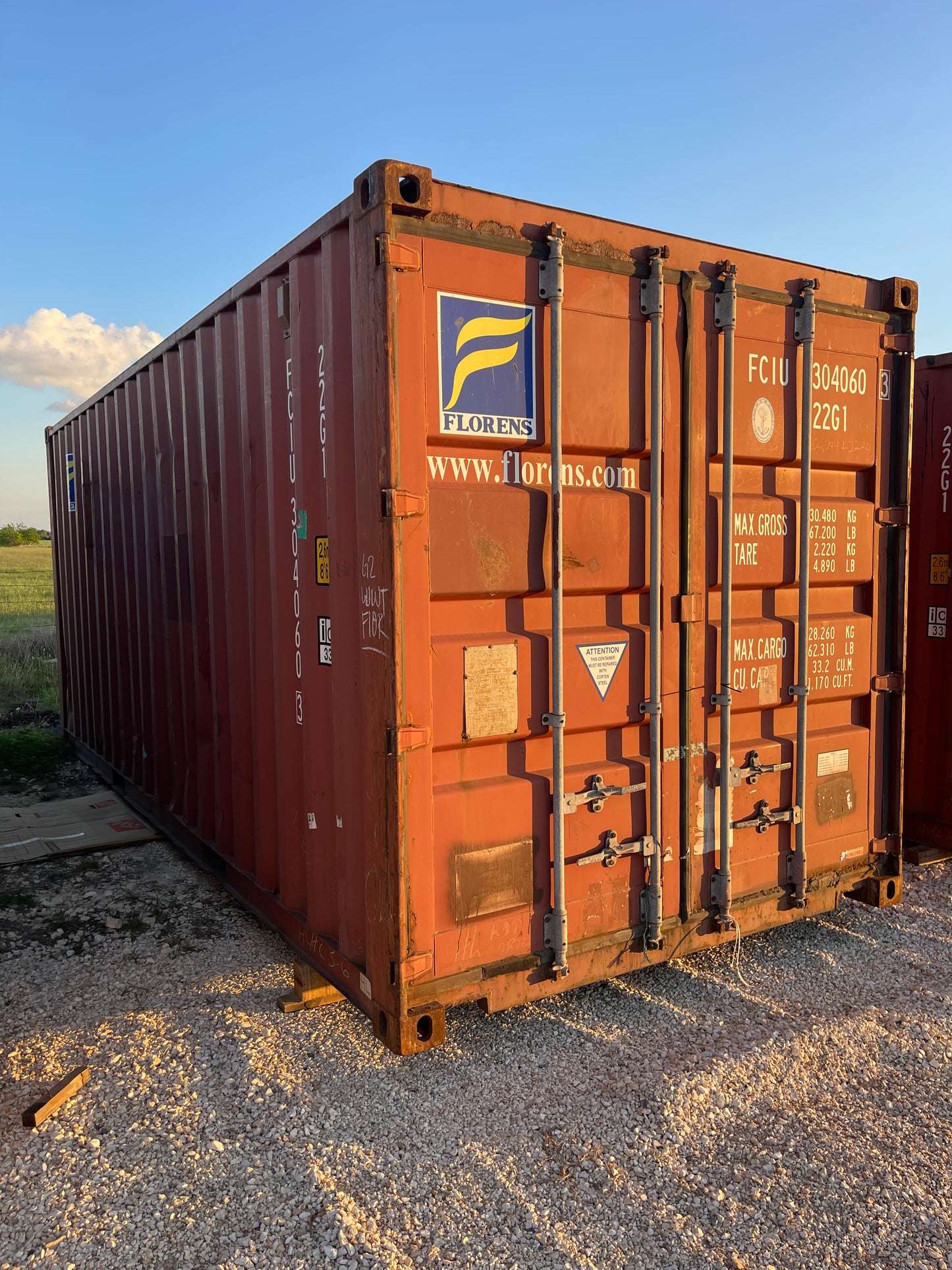 20' Standard Cargo Worthy Steel Shipping Container