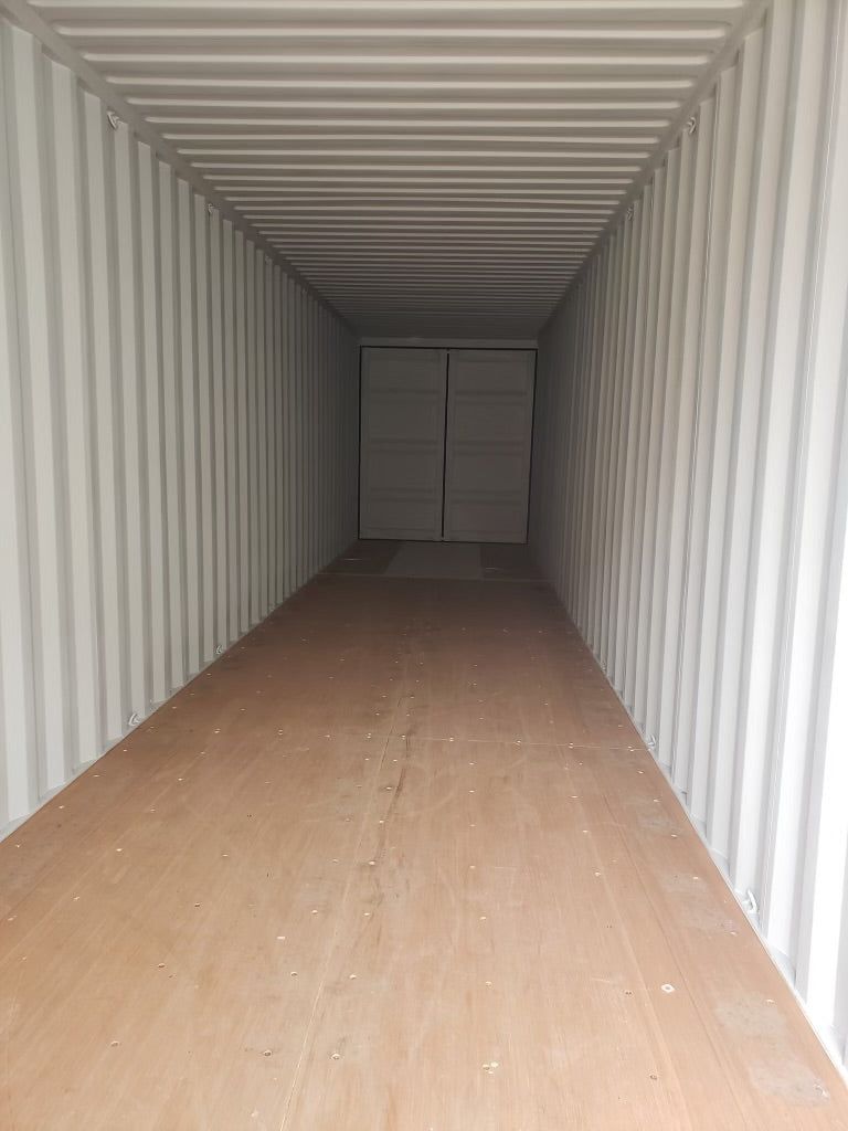 40' High Cube New One Trip Double Door Shipping Container