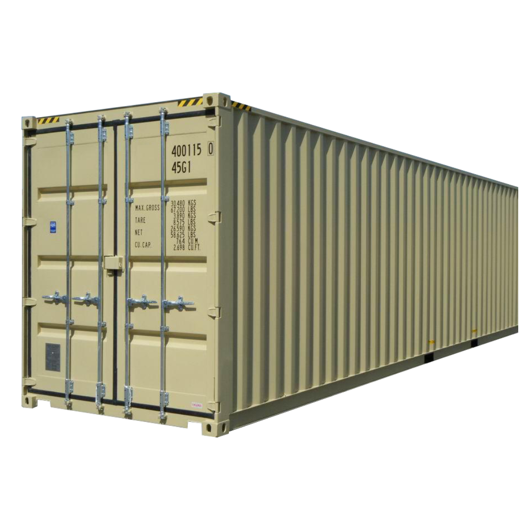 40' High Cube New One Trip Shipping Container