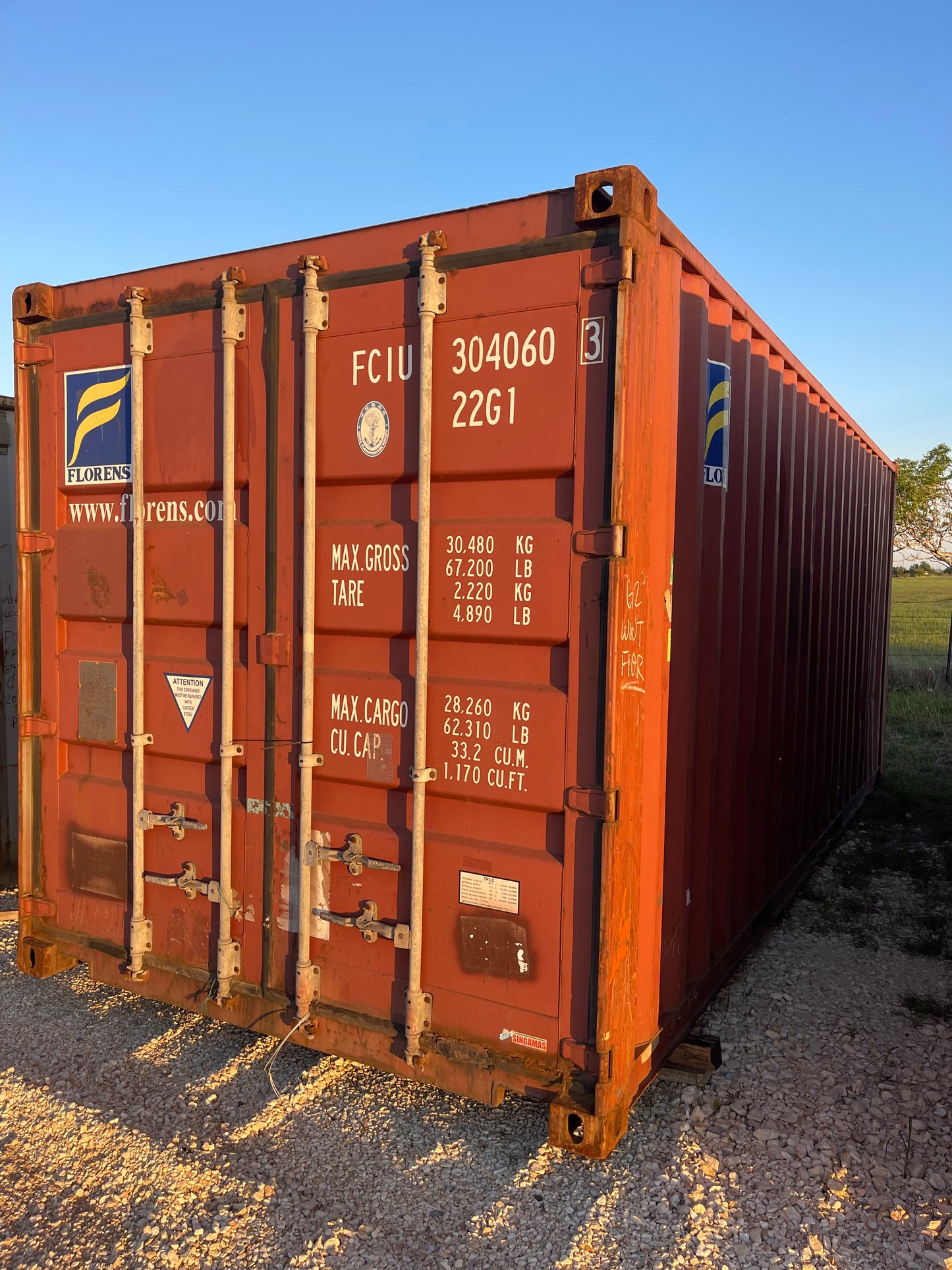20' Standard Cargo Worthy Steel Shipping Container