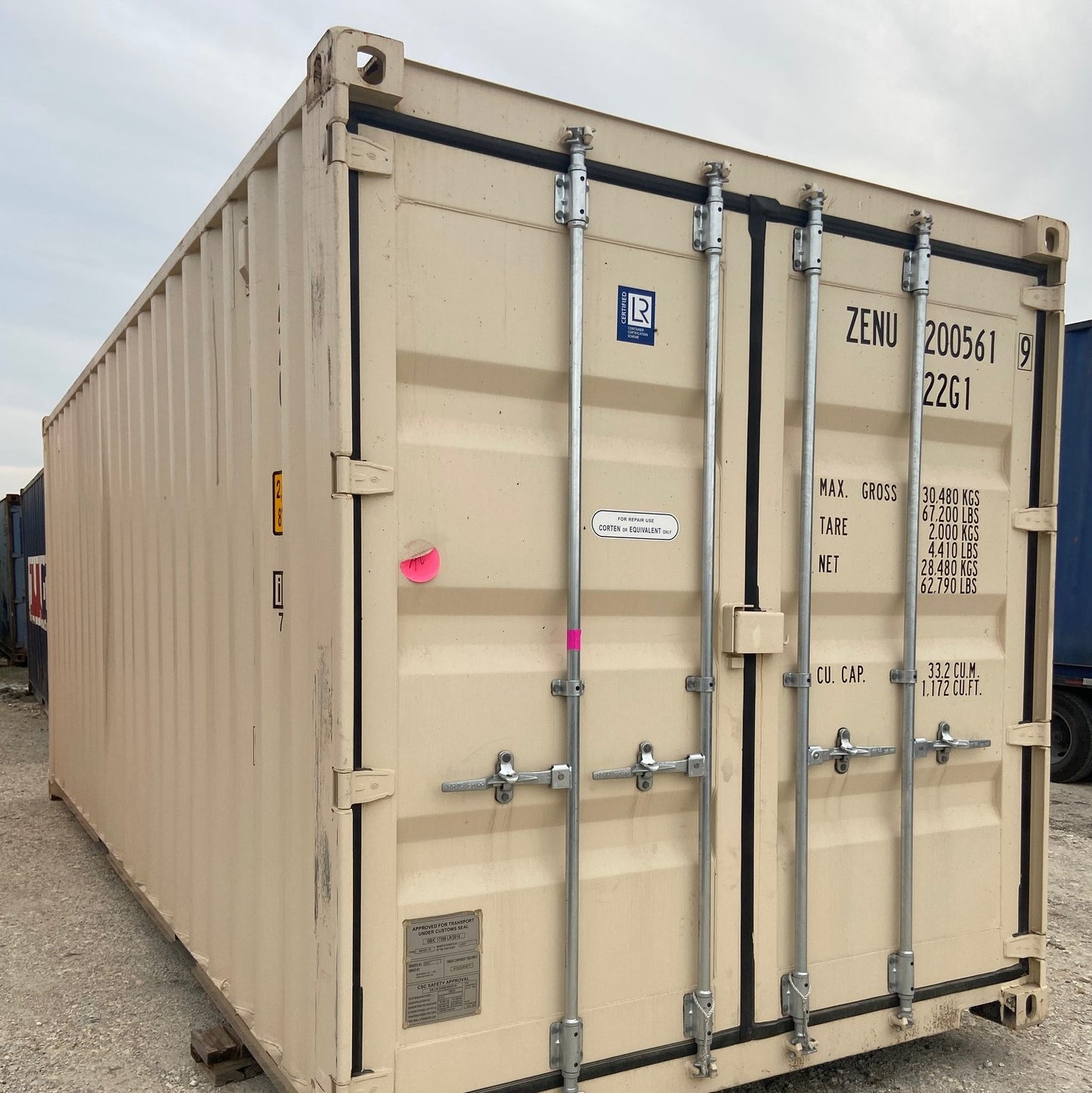 20' High Cube New One Trip Container