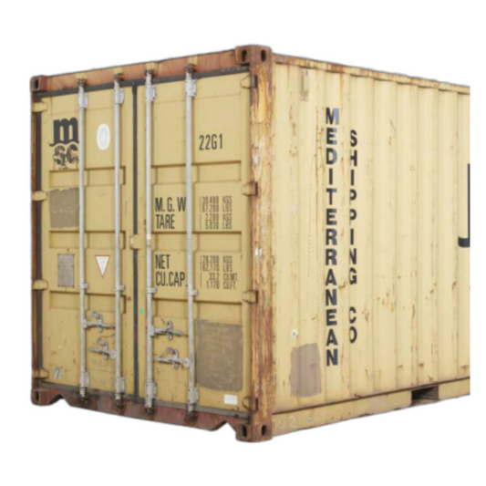 20' Standard Wind & Water Tight Container